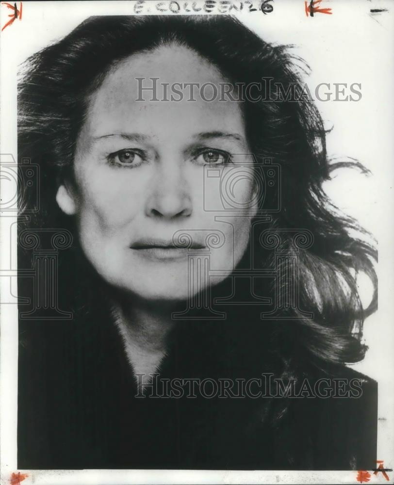 1985 Press Photo Colleen Dewhurst Film Stage Television Actress - cvp03921 - Historic Images