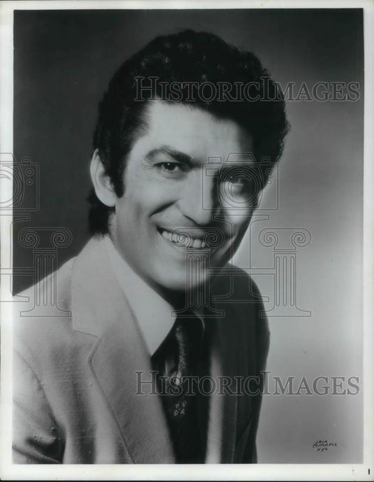 1970 Press Photo Sergio Franche popular Italian Tenor - cvp18288 - Historic Images