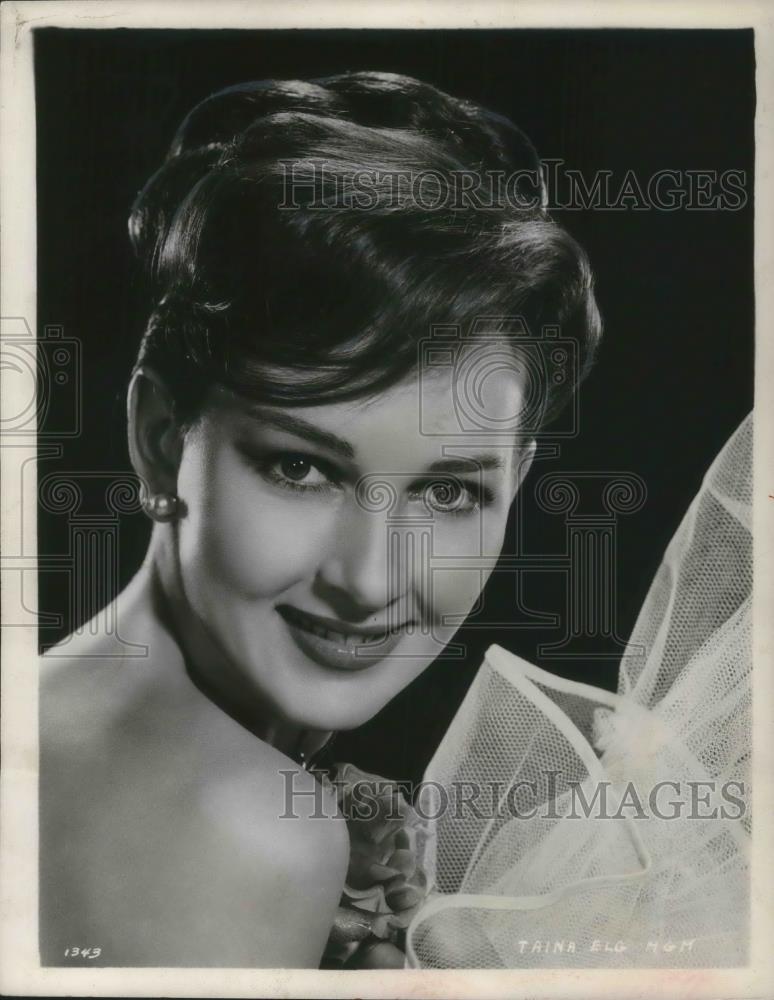 1957 Press Photo Taina Elg Actress Dancer MGM Contract Star - cvp06122 - Historic Images
