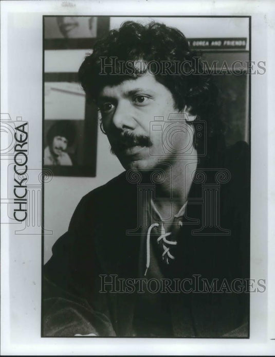 1985 Press Photo Chick Corea Jazz Fusion Pianist Composer Bandleader - cvp01581 - Historic Images