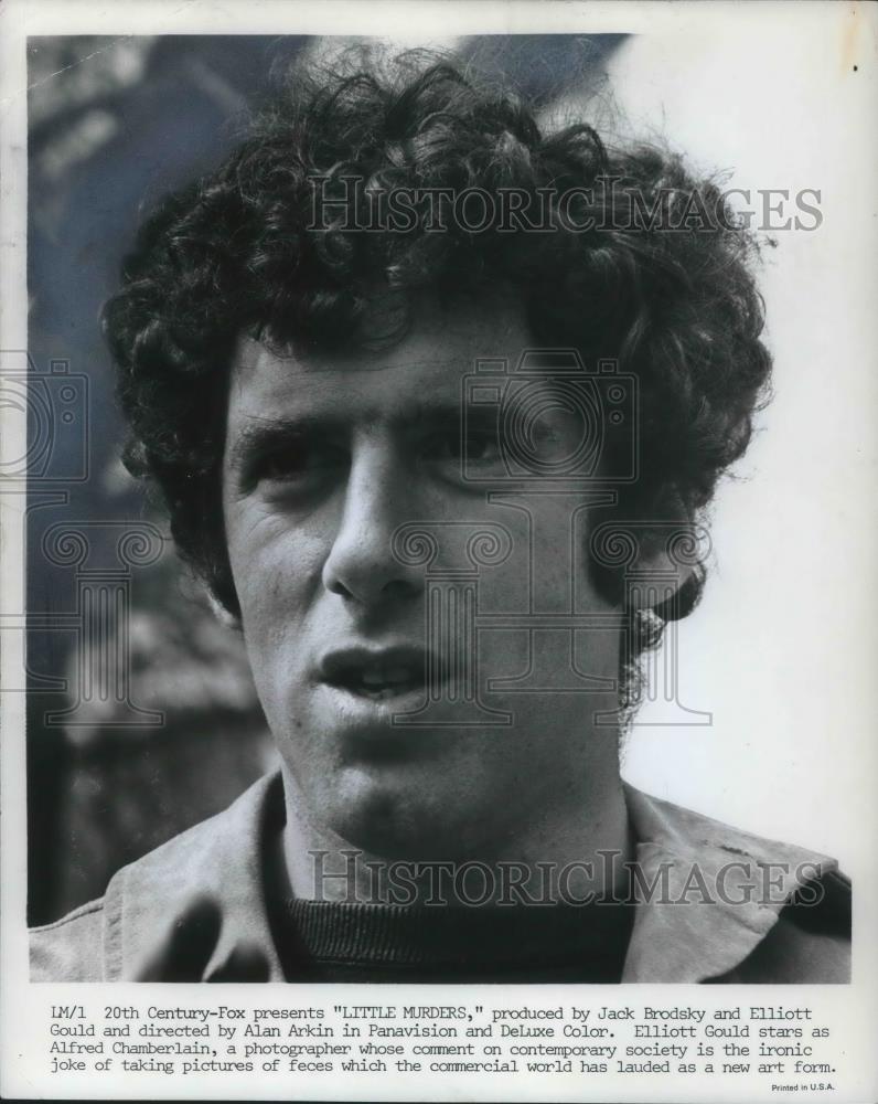 1971 Press Photo Elliott Gould stars in Little Murders movie film - cvp13445 - Historic Images