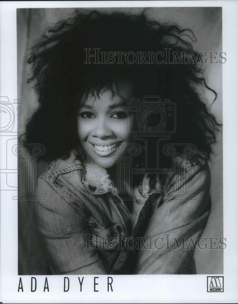 1986 Press Photo Ada Dyer Soul R&amp;B Singer - cvp06409 - Historic Images