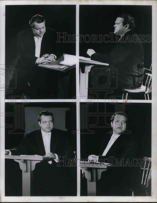 1956 Press Photo Orson Willes - cvp19581 - Historic Images