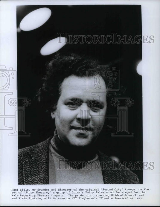 Press Photo Paul Sills, co-founder and director of Second City troupe - Historic Images
