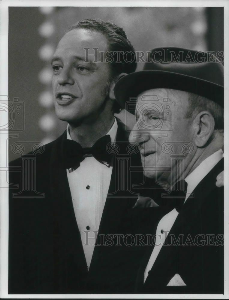 1969 Press Photo Don Knotts and Jimmy Durante on Kraft Music Hall - cvp04113 - Historic Images
