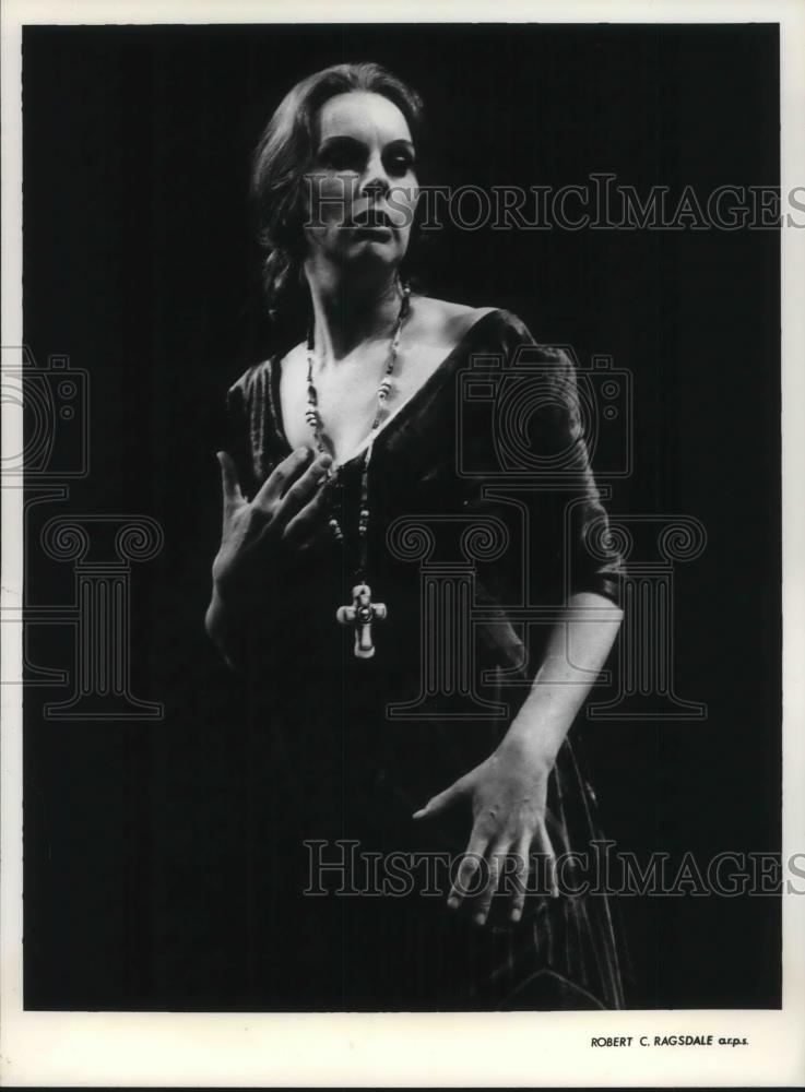 1974 Press Photo Pat Galloway as Lady Macbeth - cvp17686 - Historic Images