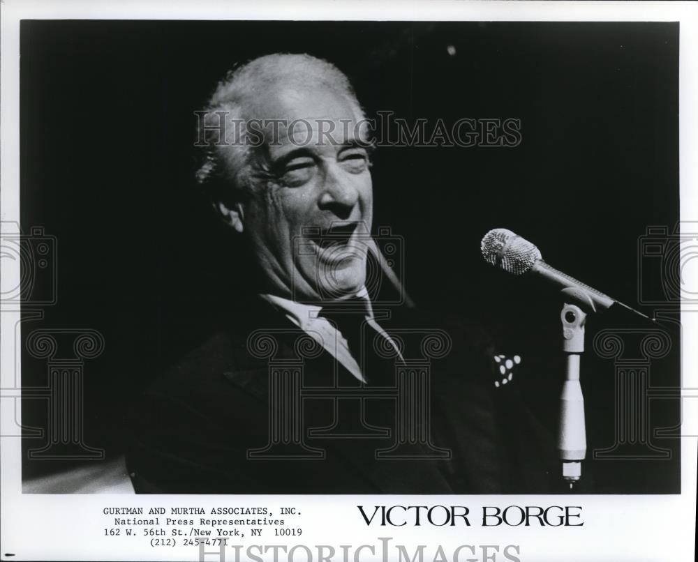 1978 Press Photo Victor Borge Pianist Conductor Composer Actor - cvp00753 - Historic Images