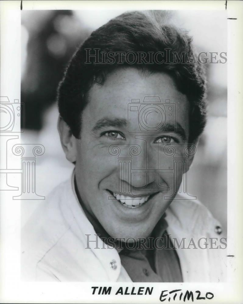 1990 Press Photo Tim Allen American Actor Comedian star of Home Improvement - Historic Images