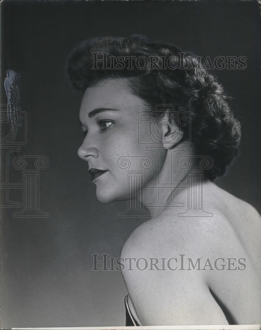 1951 Press Photo Shirley Eggleston Actress Radio and TV - cvp05872 - Historic Images