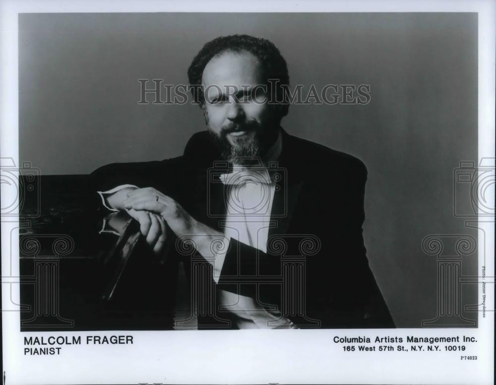 1987 Press Photo Malcom Frager Pianist - cvp14524 - Historic Images