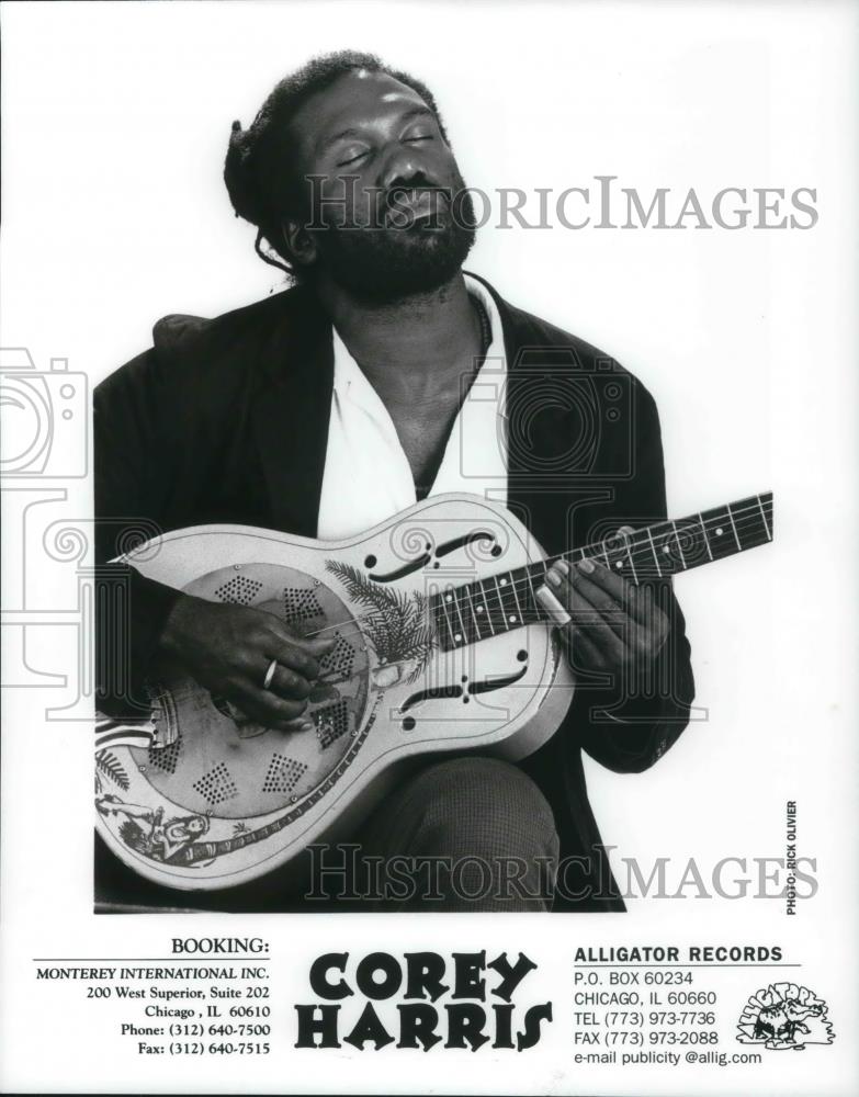 1998 Press Photo Corey Harris Music Artist - cvp16167 - Historic Images