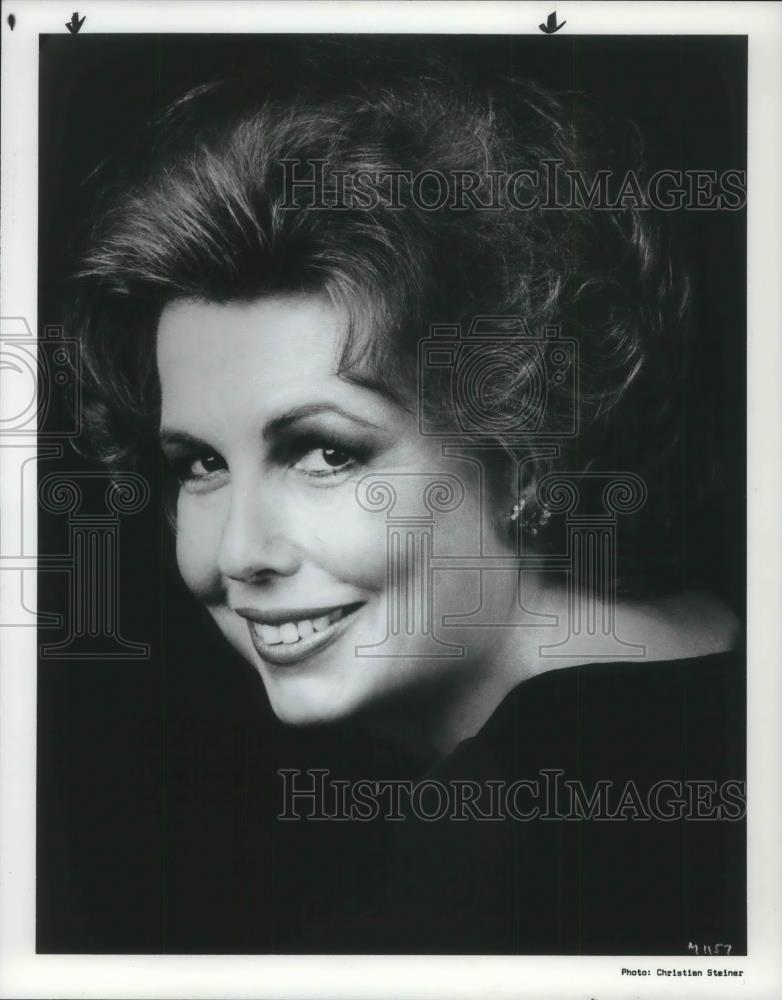 1986 Press Photo Arleen Auger Soprano Opera Singer - cvp14103 - Historic Images
