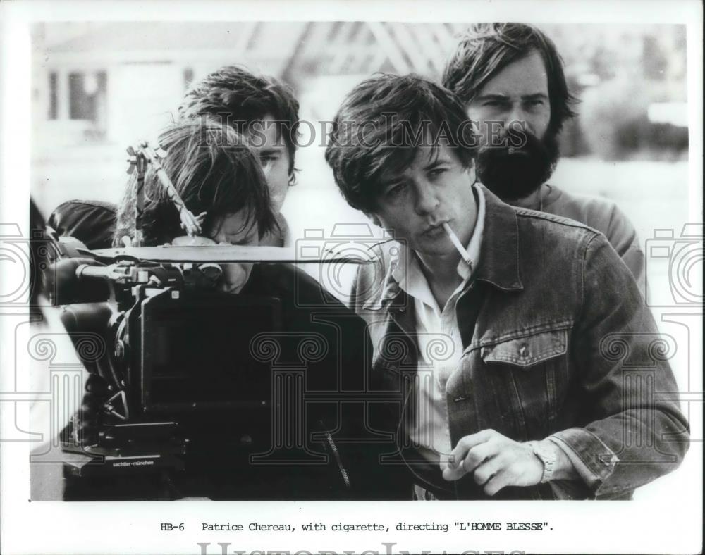 1986 Press Photo Patrice Chereau Directing L Homme Blesse - cvp05681 - Historic Images