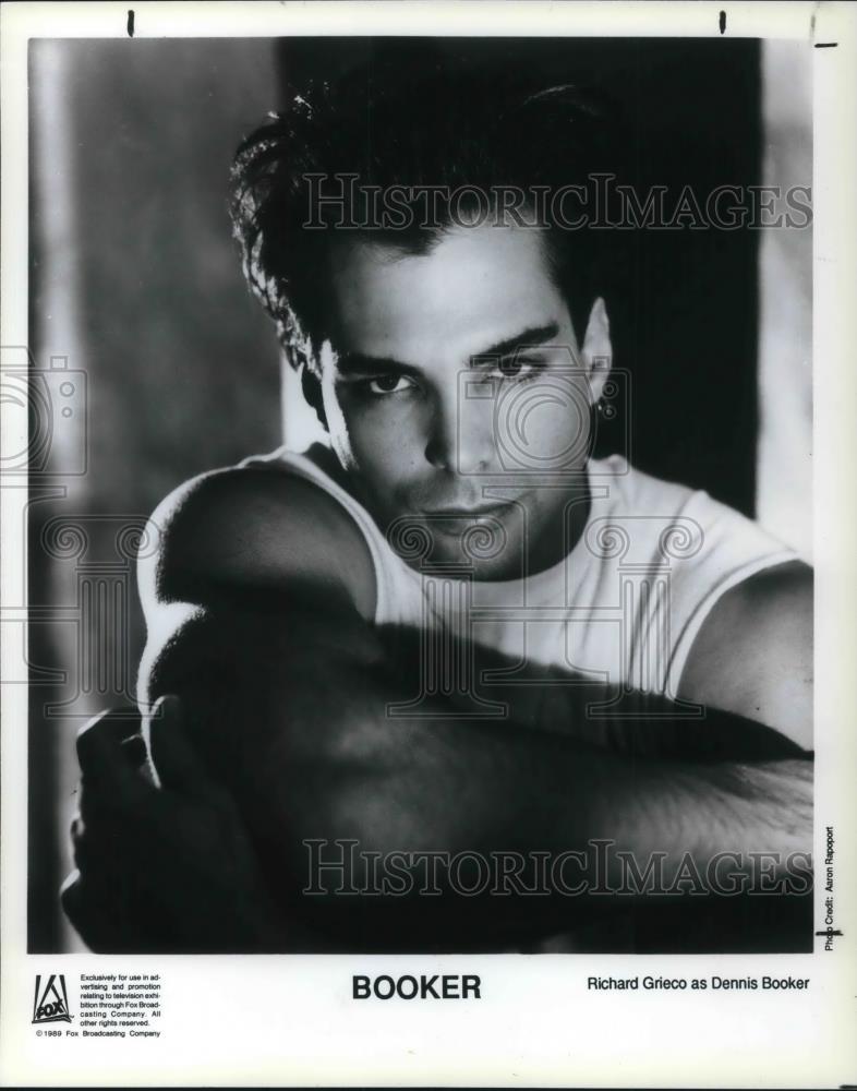 1989 Press Photo Richard Grieco in Booker - cvp18008 - Historic Images