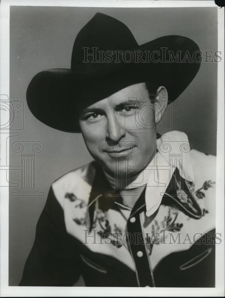1950 Press Photo Curley Bradley in The Singing Marshall - cvp00023 - Historic Images