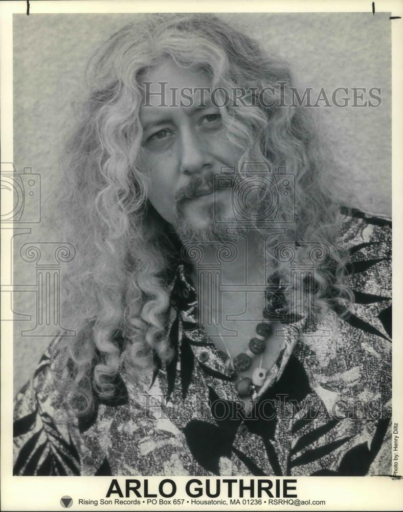 1997 Press Photo Arlo Guthrie American folk singer - cvp17623 - Historic Images