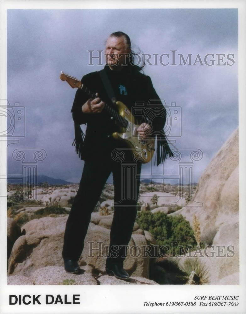 1995 Press Photo Dick Dale Rock Guitarist Singer Musician - cvp01729 - Historic Images