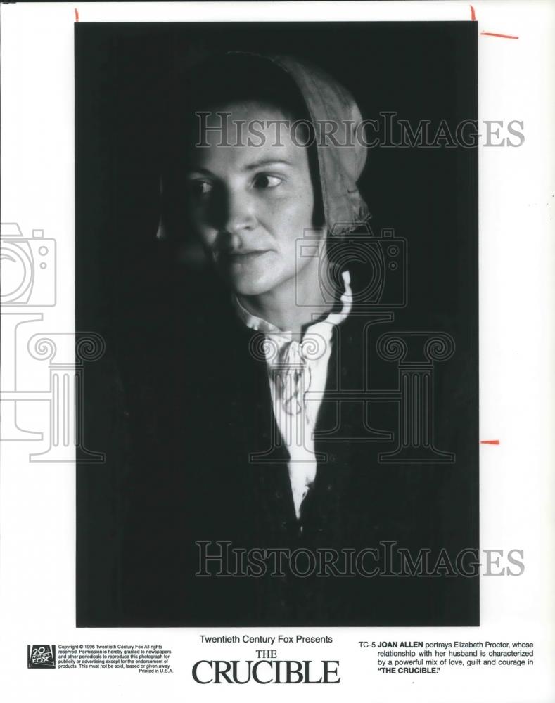 1997 Press Photo Joan Allen in The Crucible - cvp08014 - Historic Images