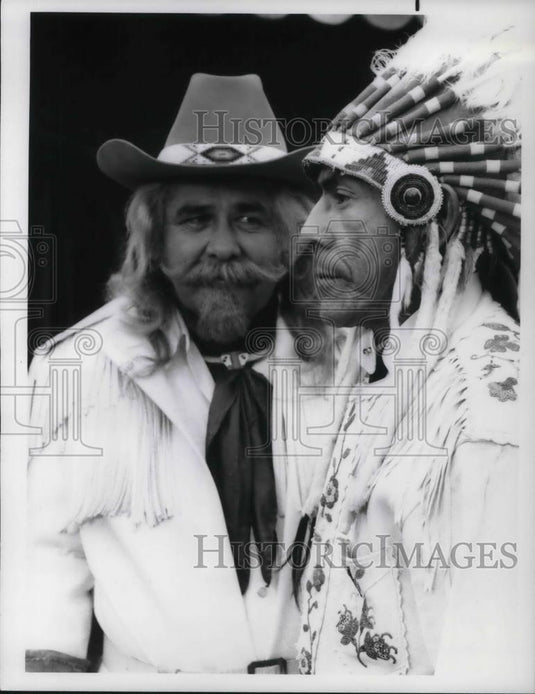 1975 Press Photo Jonathon Winters Presents 200 Years of American Humor - Historic Images