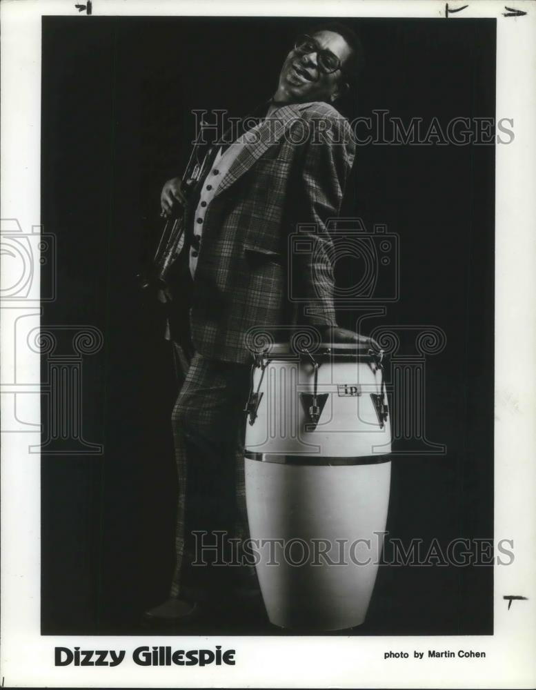 1987 Press Photo Dizzy Gillespie - cvp13788 - Historic Images