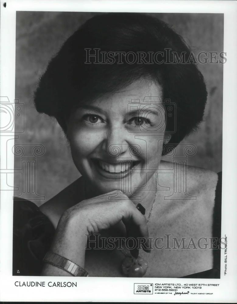 1991 Press Photo Claudine Carlson - cvp07565 - Historic Images