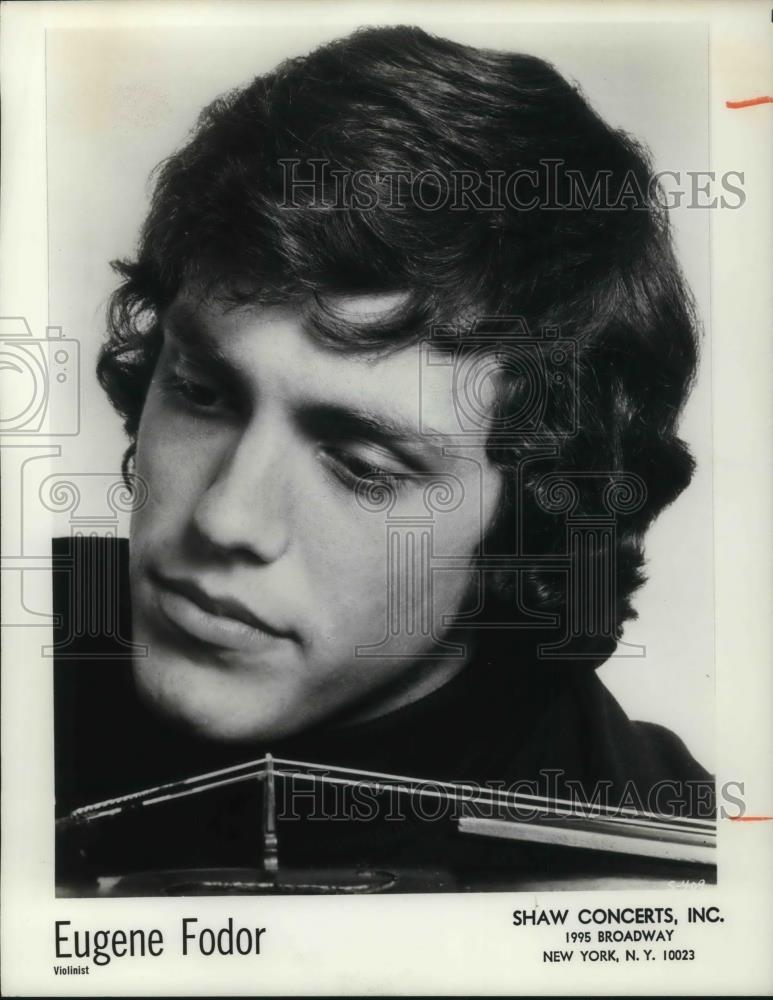 1975 Press Photo Eugene Foder Violinist - cvp12791 - Historic Images
