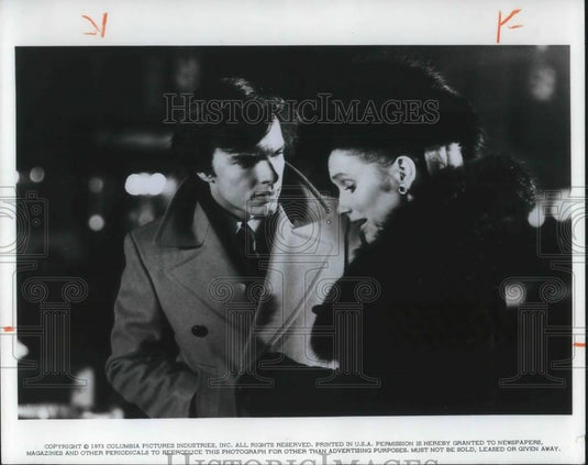 1973 Press Photo Liv Ullmann & Edward Albert in Forty Carats - cvp13536 - Historic Images