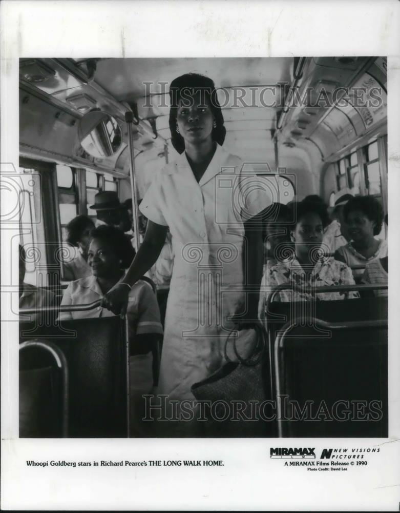 1991 Press Photo Whoopi Goldberg stars in The Long Walk Home movie film - Historic Images