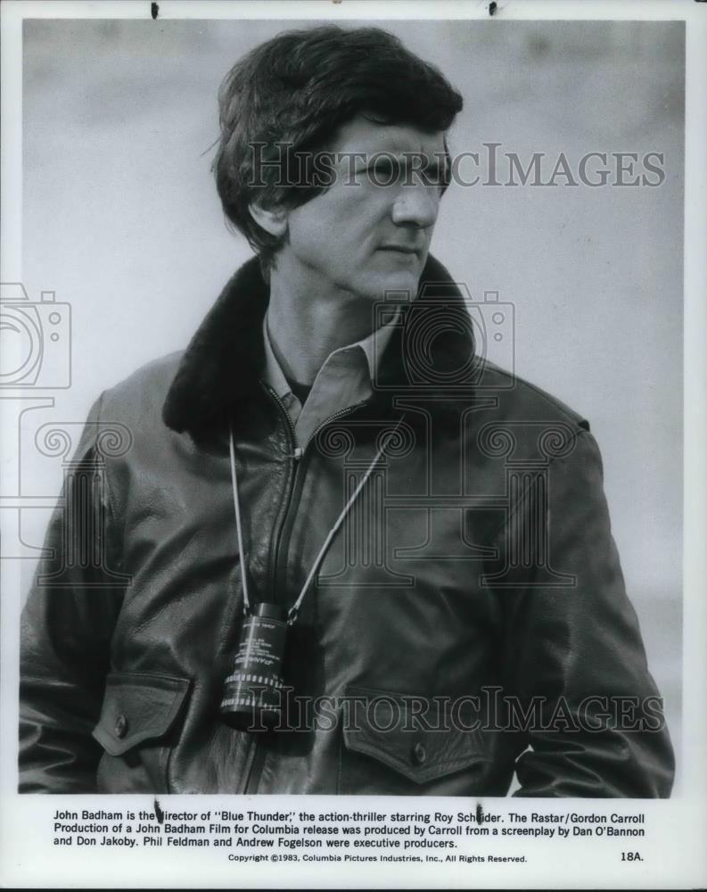 1983 Press Photo John Badham, director of Blue Thunder - cvp15479 - Historic Images
