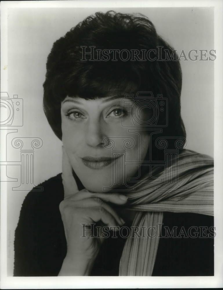 1984 Press Photo Kaye Ballard Music Theater TV Actress Comedienne Singer - Historic Images