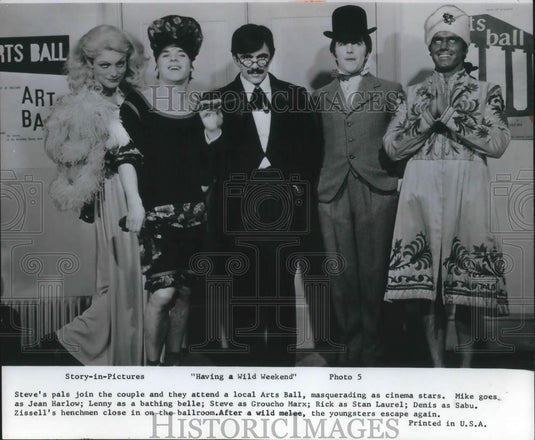 1966 Press Photo Dave Clark Mike Smith Lenny Davidson Rick Huxley Denis Payton - Historic Images