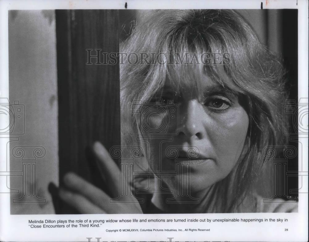 1977 Press Photo Melinda Dillon in Close Encounters of the Third Kind - 212 - Historic Images