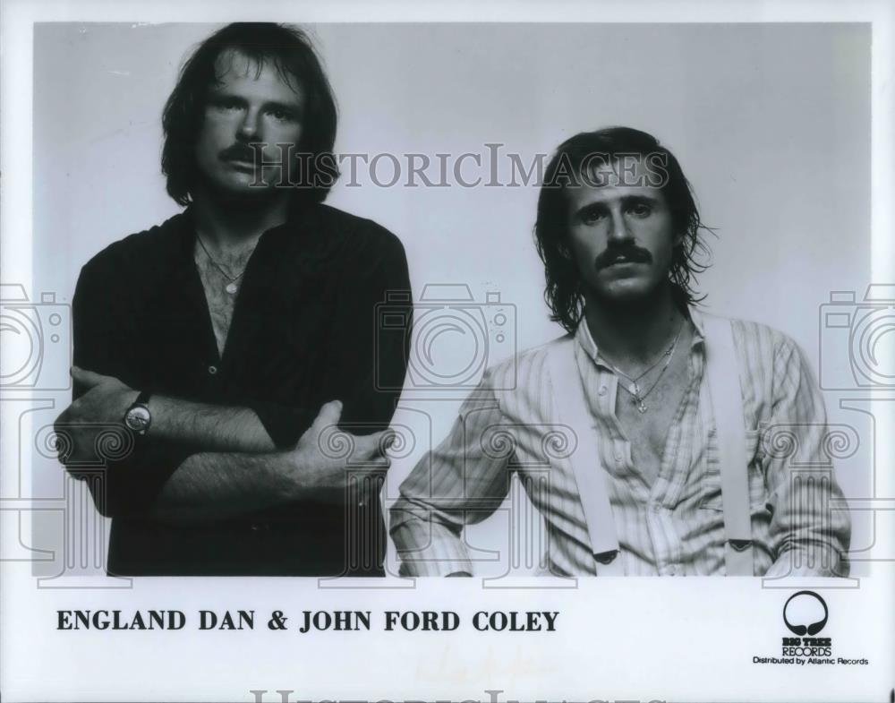 1979 Press Photo England Dan and John Ford Coley Soft Rock Duo Musicians - Historic Images