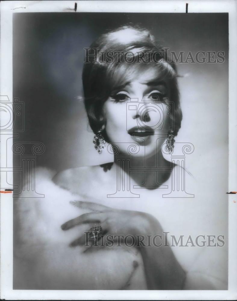 1975 Press Photo Edie Adams Singer Broadway and TV Actress Comedienne - Historic Images