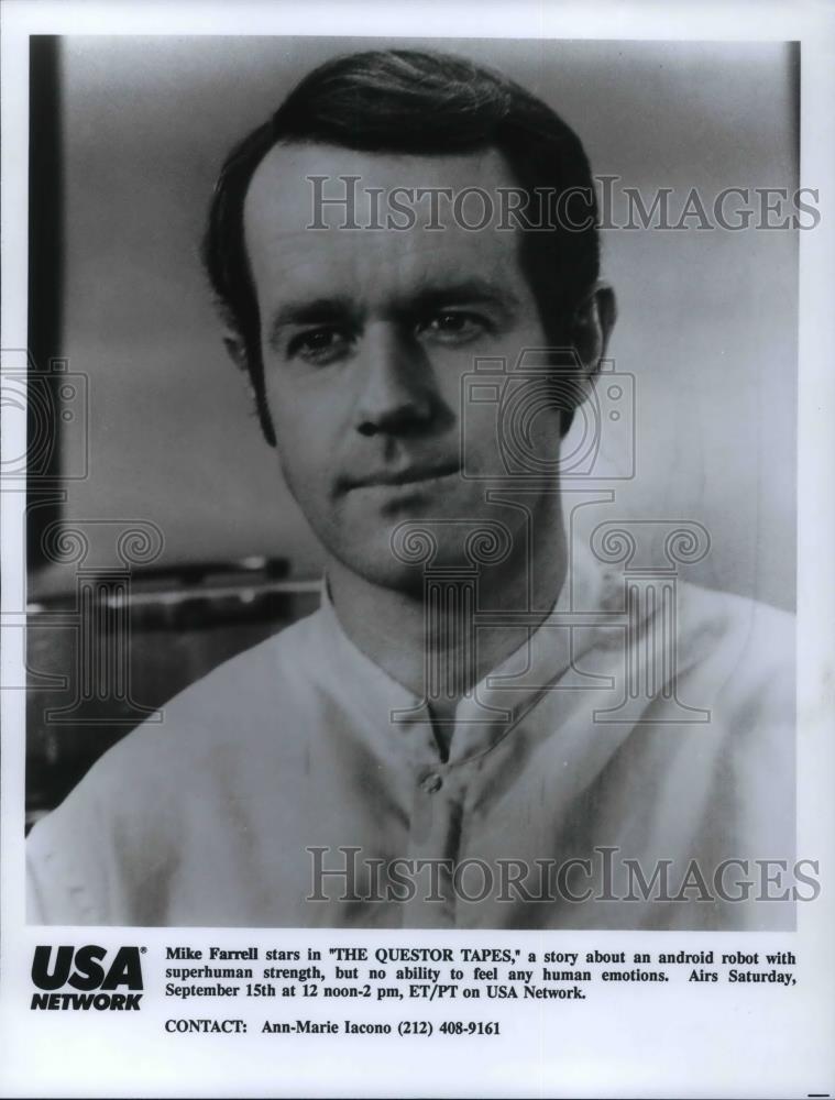 1990 Press Photo Mike Ferrell in The Questor Tapes - cvp12572 - Historic Images