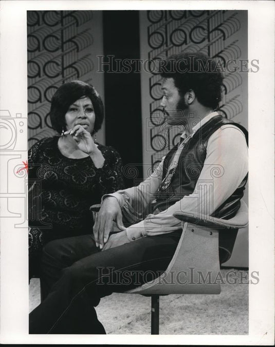 1972 Press Photo Willa Bengr & Rev Jesse Jackson - cvp00904 - Historic Images