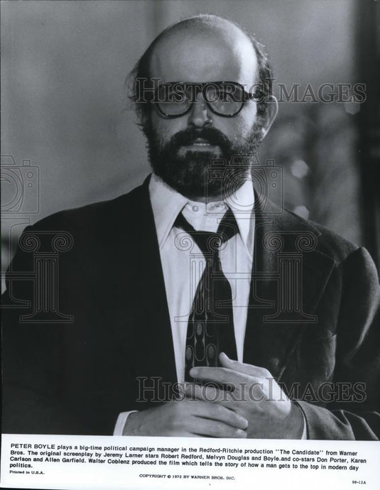 1973 Press Photo Peter Boyle in The Candidate - cvp00012 - Historic Images