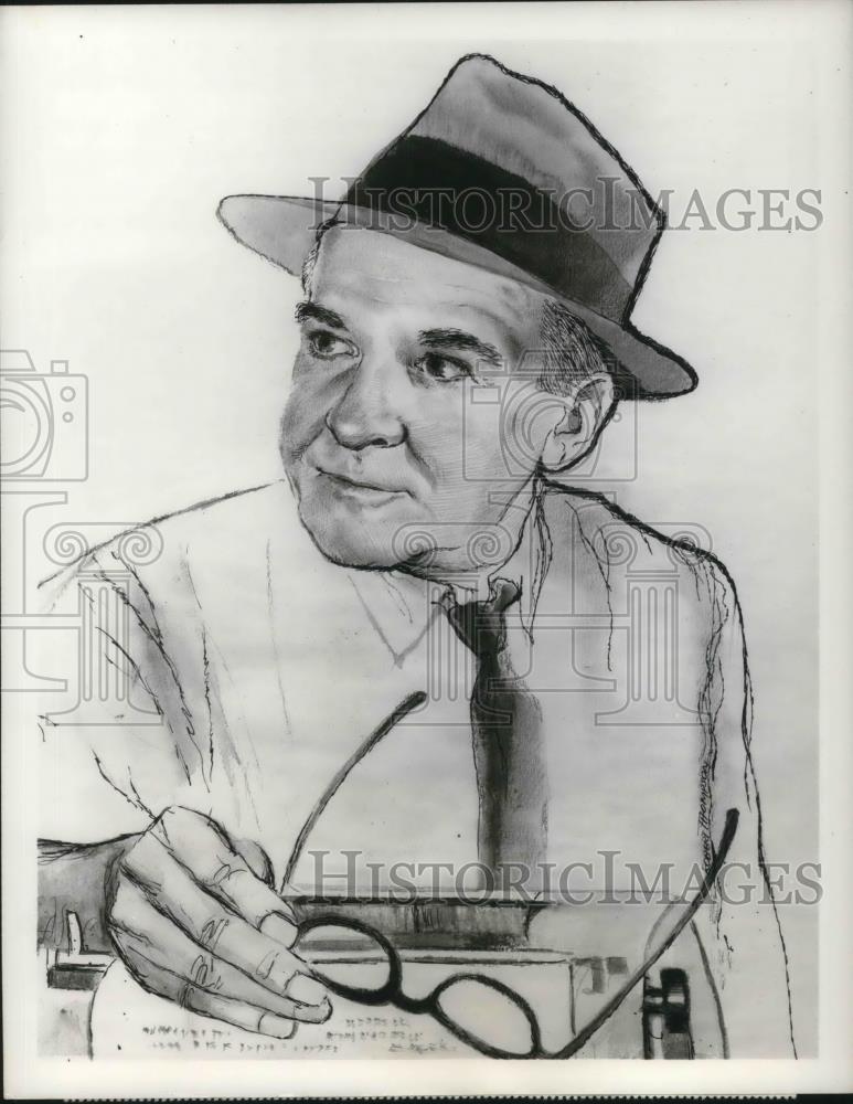 1960 Press Photo Walter Winchell in The Walter Winchell Show - cvp18923 - Historic Images