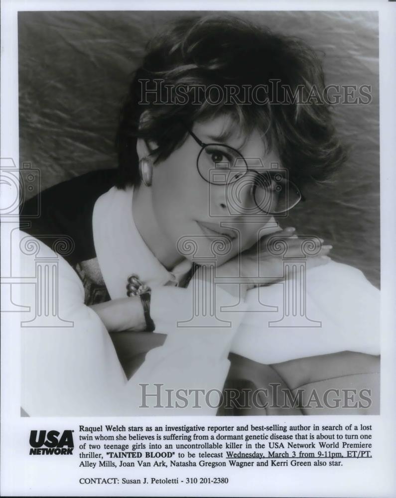 Press Photo Raquel Welch in Tainted Blood - cvp19686 - Historic Images