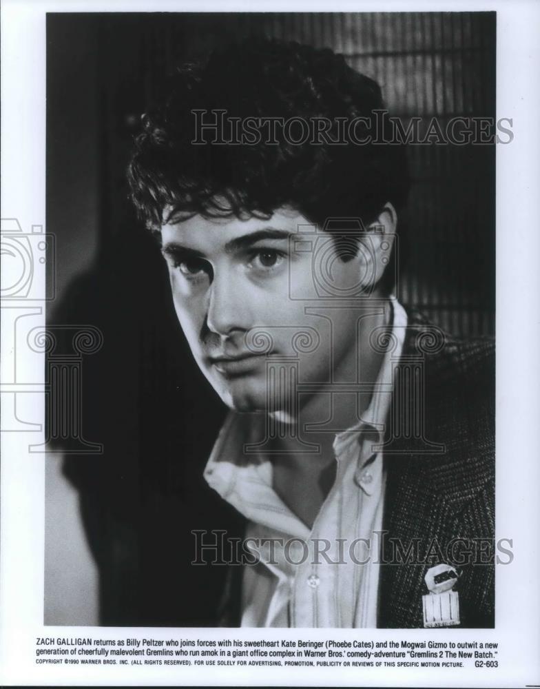 1991 Press Photo Zach Galligan stars in Gremlins 2 The New Batch - cvp08737 - Historic Images