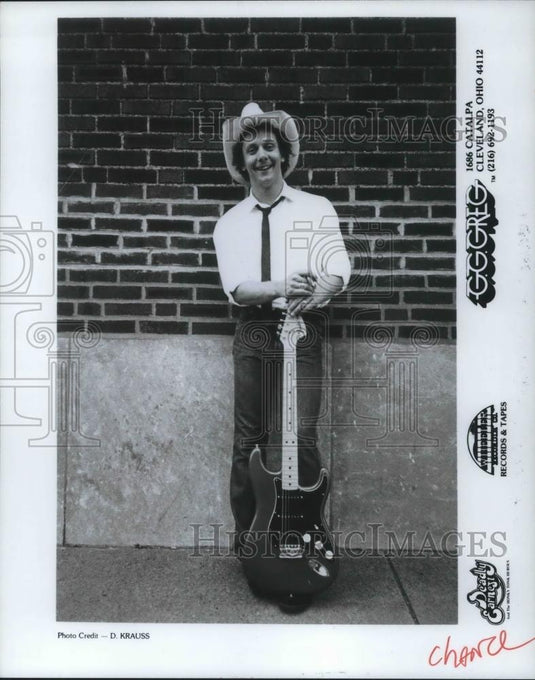 1984 Press Photo G.G. Greg Country Music Musician Guitarist Cleveland Ohio - Historic Images