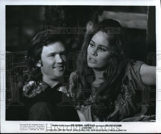 1973 Press Photo Karen Black & Gene Hackman in Cisco Pike - cvp00783 - Historic Images