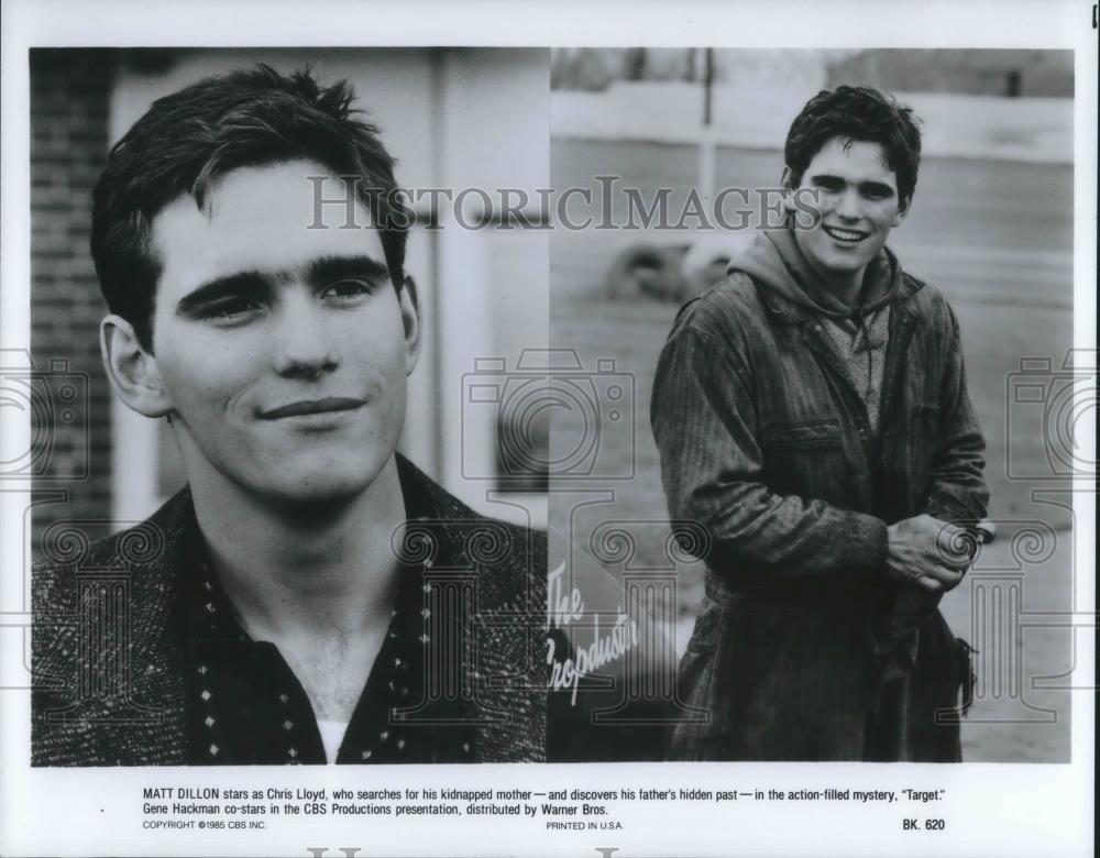 1986 Press Photo Matt Dillon stars in Target - cvp10025 - Historic Images