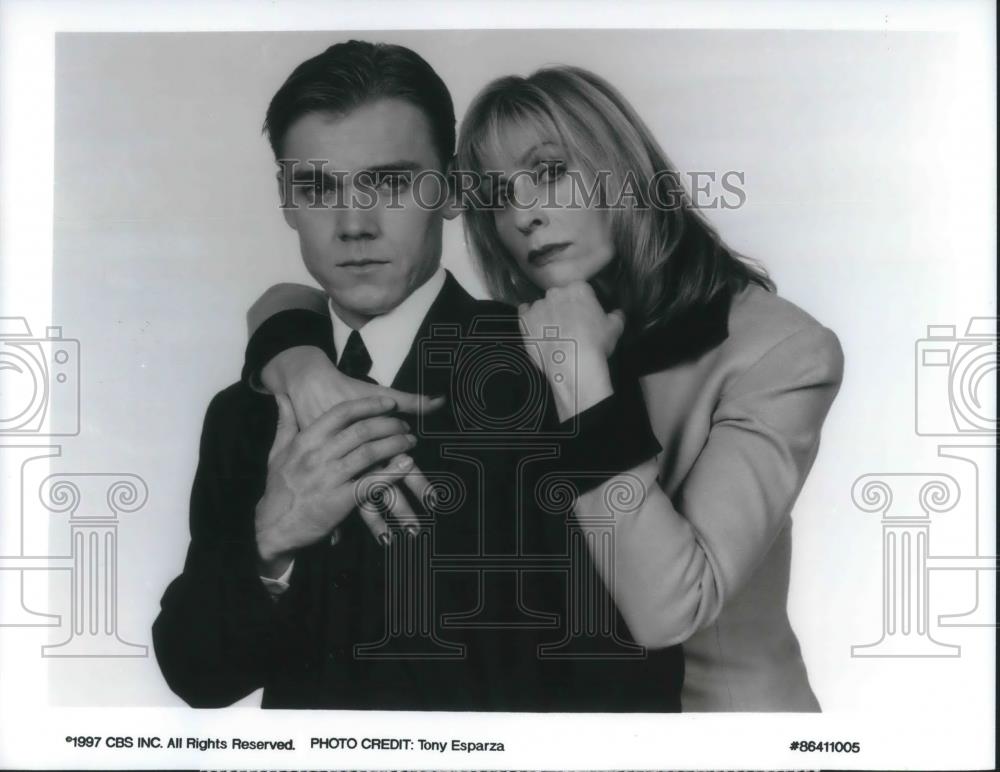 1997 Press Photo Judith Light & Rick Schroder in Too Close to Home - cvp10345 - Historic Images