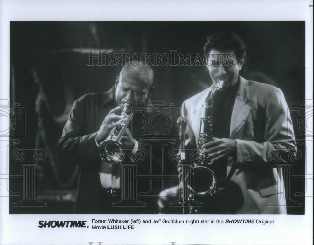 1994 Press Photo Forest Whitaker &amp; Jeff Goldblum in Lush Life - cvp09444 - Historic Images