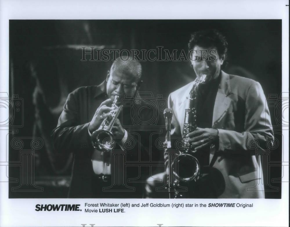 1994 Press Photo Forest Whitaker & Jeff Goldblum in Lush Life - cvp09444 - Historic Images