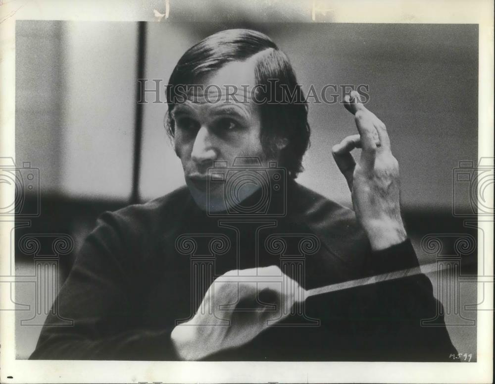 1976 Press Photo John Currie Chorusmaster Sno Chorus American Bicentennial Tour - Historic Images
