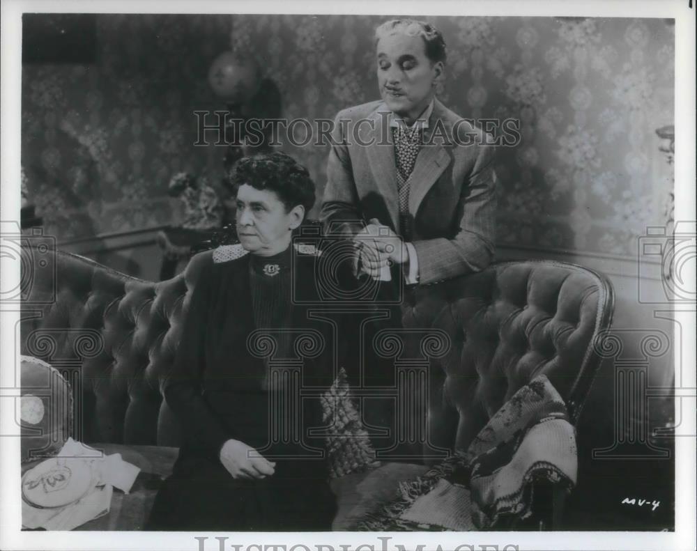 1993 Press Photo Charlie Chaplin and Mady Correll in Monsieur Verdoux - Historic Images