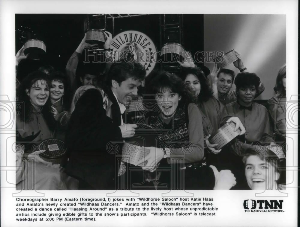 Press Photo Barry Amato and Katie Hass host Wildhorse Saloon on TNN - cvp12455 - Historic Images