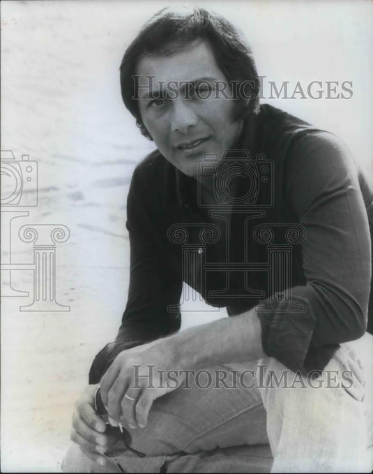 1974 Press Photo Paul Anka Composer Singer Music Carnival - cvp14786 - Historic Images